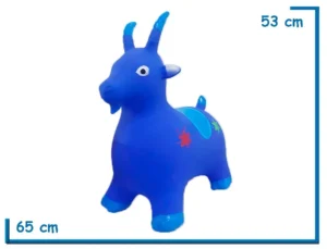 CABRA SALTARINA AZUL EN BOLSA 65X53X30