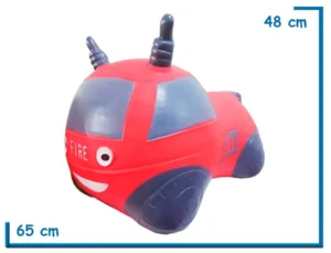 CAMION BOMBERO SALTARIN ROJO EN BOLSA 65X48X35