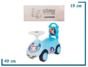 BABY GUS GO PATA PATA AUTO CON BOCINA CELESTE ASTRONAUTA