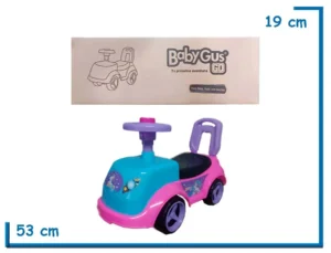 BABY GUS GO PATA PATA AUTO CON BOCINA ROSA