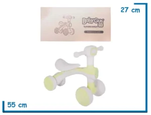 BABY GUS GO PATACLETA CON LUZ Y SONIDO AMARILLA