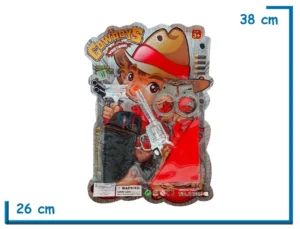 COWBOYS WESTERN PLAY SET EN BLISTER