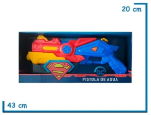 SUPER PISTOLA DE AGUA SUPERMAN EN CAJA