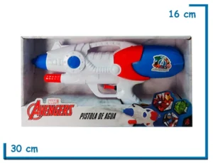 AVENGERS PISTOLA DE AGUA MEDIANA EN CAJA