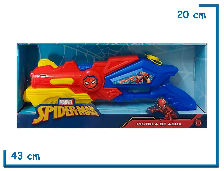 SPIDER-MAN PISTOLA DE AGUA GRANDE EN CAJA