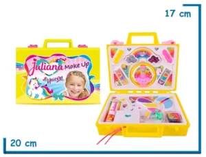 JULIANA MAKE UP UNICORN VALIJA CHICA AMARILLA