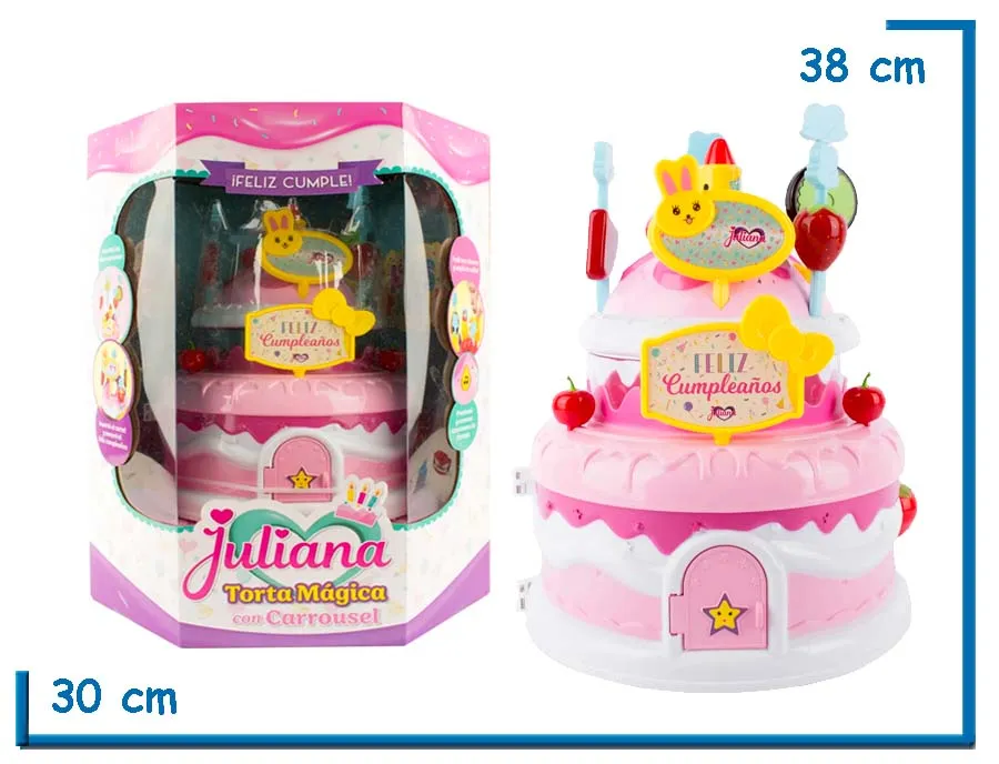 JULIANA TORTA MAGICA CON CARROUSEL