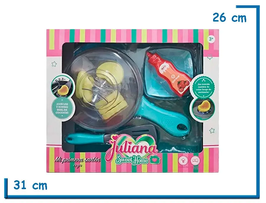 JULIANA SWEET HOME MI PRIMERA SARTEN CON LUZ Y SONIDO