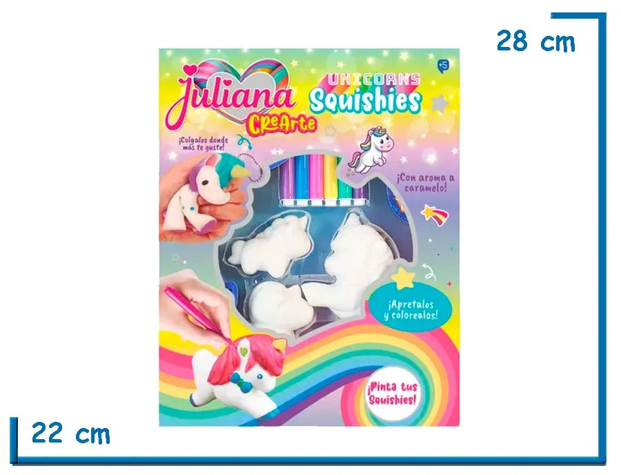 JULIANA CREARTE UNICORNS SQUISHIES