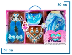 JULIANA PRINCESA SET COMPLETO FANTASIA