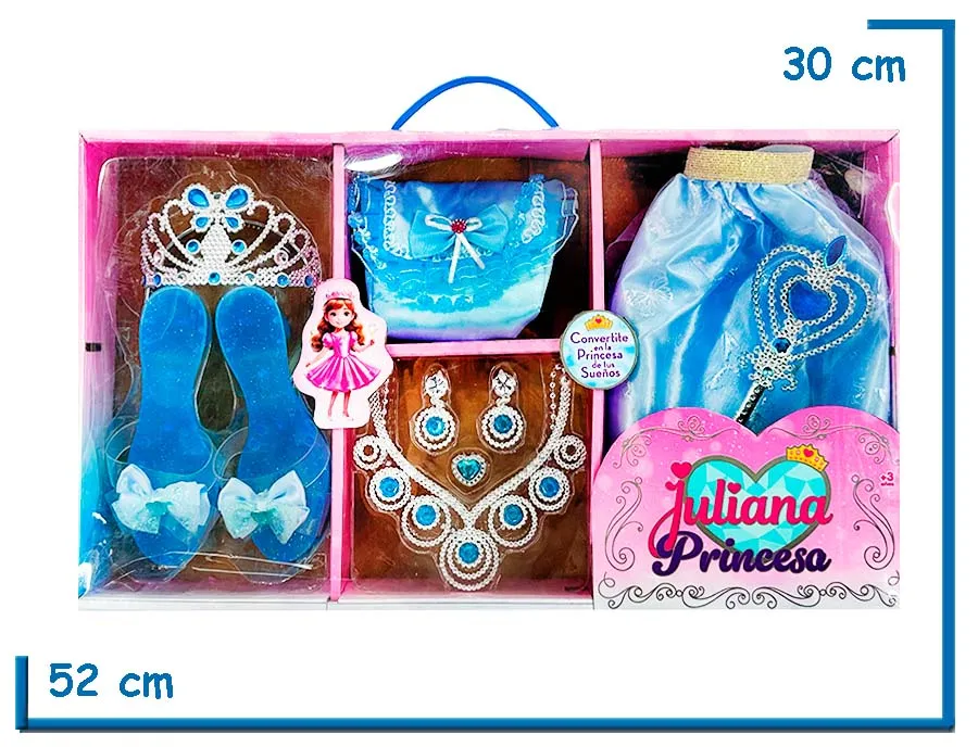 JULIANA PRINCESA SET COMPLETO FANTASIA