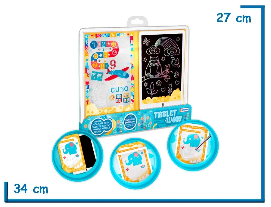 TABLET WOW PIZARRA DIGITAL PARA CALCAR Y DIBUJAR