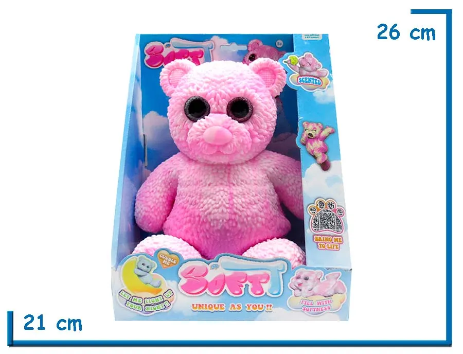 BTF SOFT OSO ROSA CON FRAGANCIA GITD