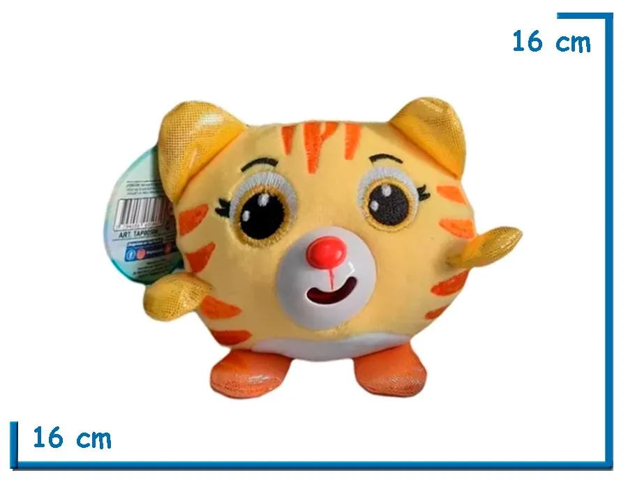 LENGUA PETS GATO PELUCHE SACA LENGUA CON SONIDO 16CM