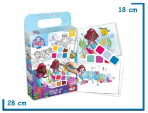 DISNEY ARIEL  PINTANDO CON ACUARELAS