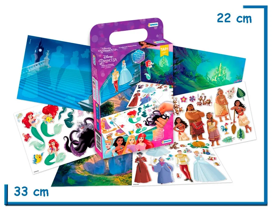 DISNEY PRINCESA CREA TUS HISTORIAS CON STICKERS