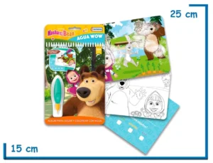 MASHA AND THE BEAR AGUA WOW! COLOREA CON AGUA
