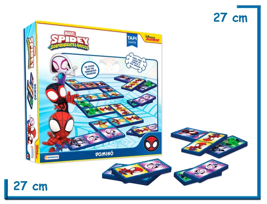 SPIDEY AF DOMINO FICHAS DE PLASTICO