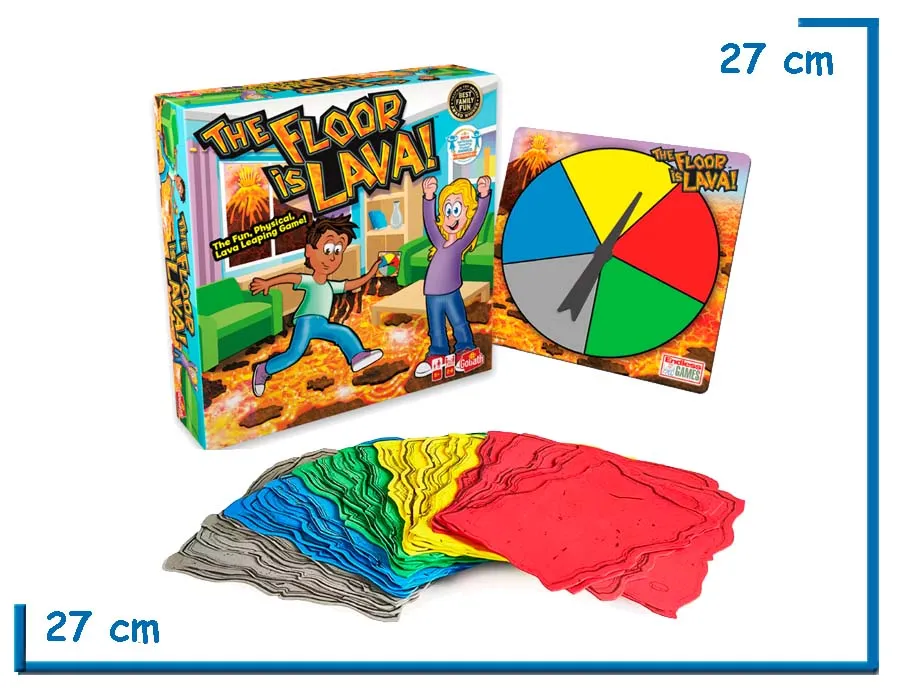 THE FLOOR IS LAVA! EL PISO ES LAVA JUEGO DE MESA