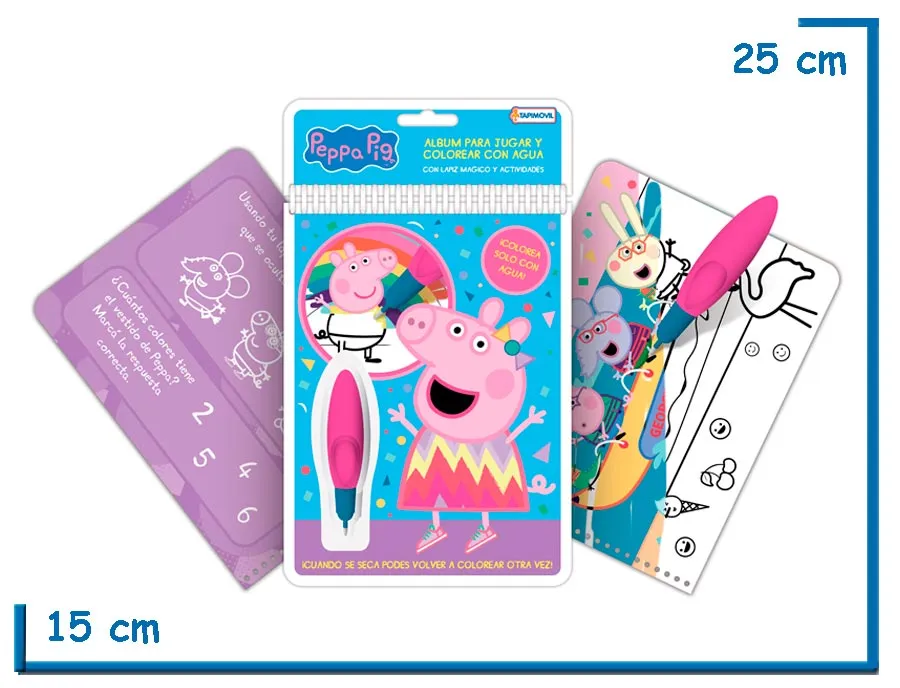 PEPPA PIG AGUA WOW! COLOREA CON AGUA