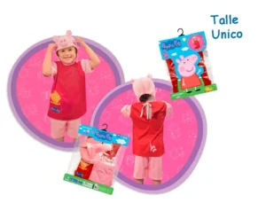 DISFRAZ TALLE UNICO PEPPA PIG