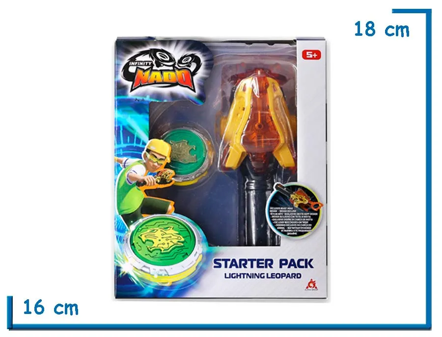 INFINITY NADO LIGHTNING LEOPARD STARTER PACK