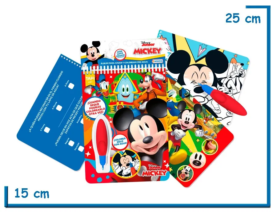 DISNEY JUNIOR MICKEY AGUA WOW! COLOREA CON AGUA