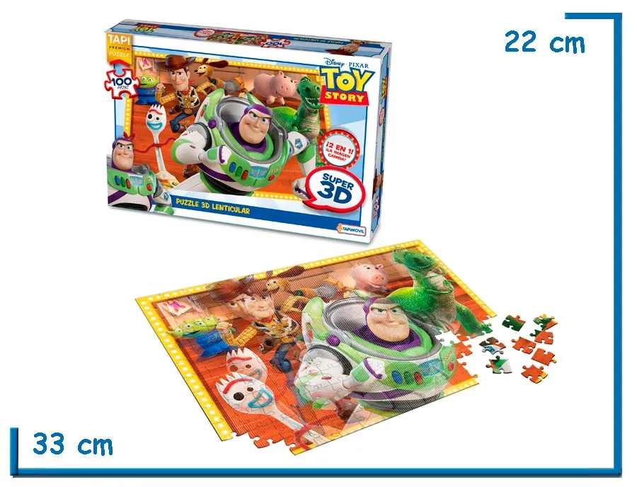 TOY STORY PUZZLE LENTICULAR 100 PZS