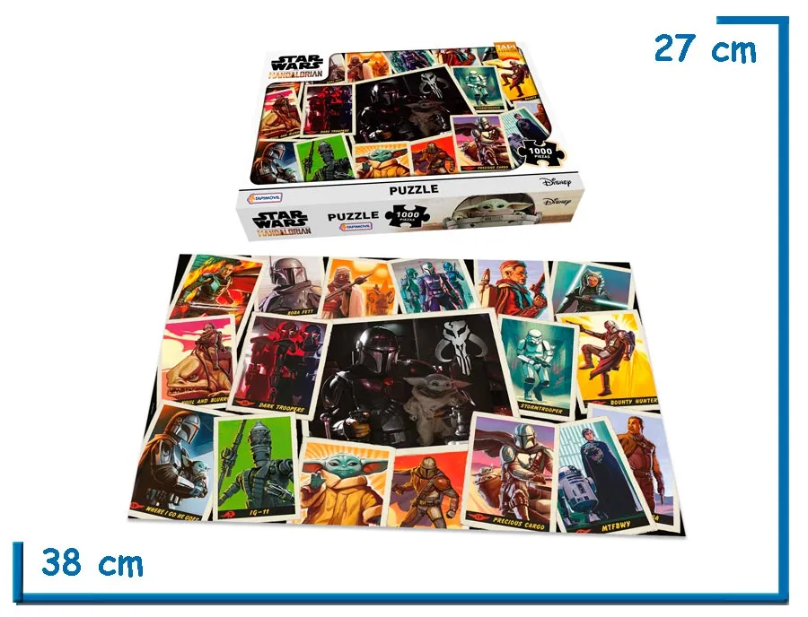 STAR WARS THE MANDALORIAN PUZZLE PREMIUM X1000 PZS