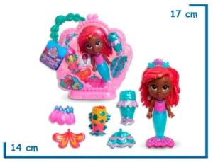 DISNEY ARIEL MUÑECA CON ACCESORIOS EN CARTERA