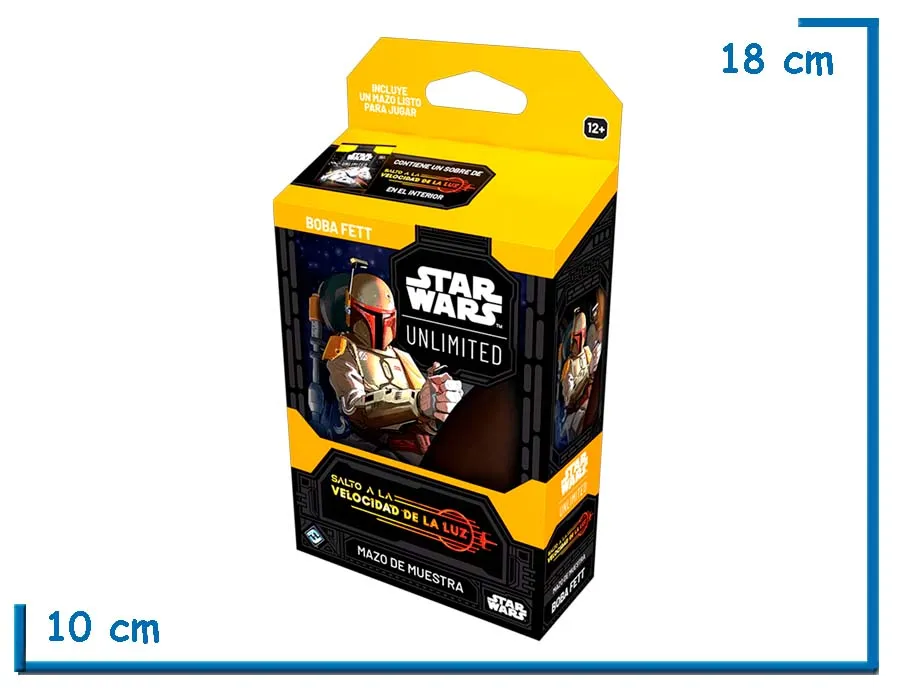 STAR WARS UNLIMITED SALTO A LA VELOCIDAD DE LA LUZ BOBA FETT MAZO
