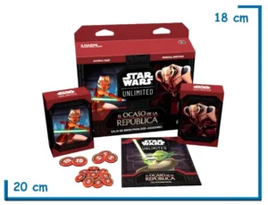 STAR WARS UNLIMITED EL OCASO DE LA REPUBLICA CAJA DE INICIO