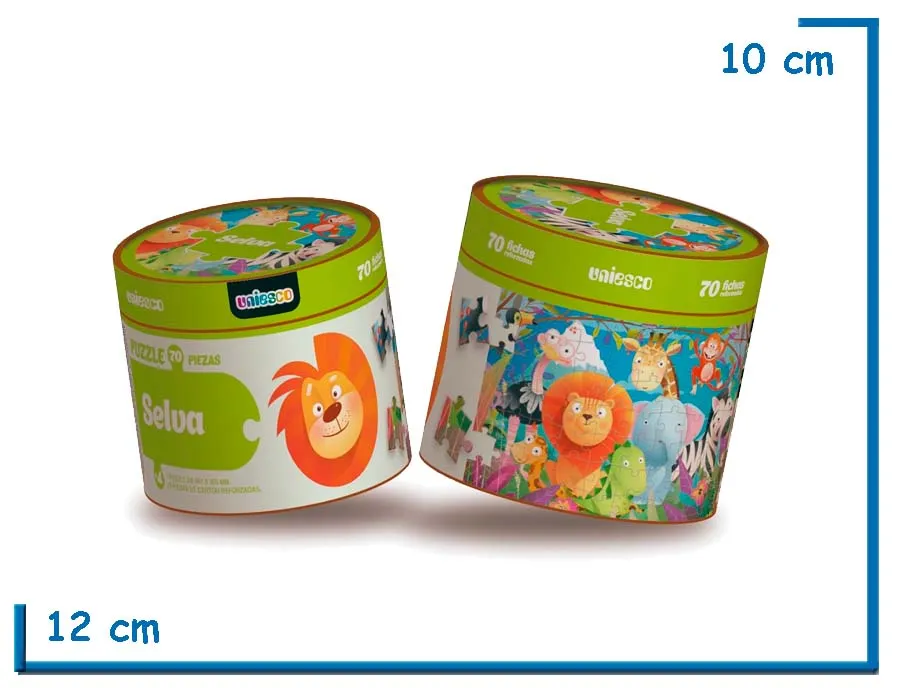 SELVA PUZZLE X70 PZS EN POTE