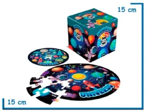UNIVERSO 2 PUZZLES CIRCULARES 35 Y 9 PZS