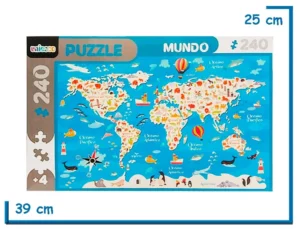PUZZLE X240 PZS MUNDO