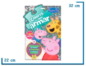 COLORES PARA ARMAR PEPPA PIG