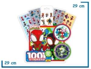 1001 STICKERS SPIDEY AF