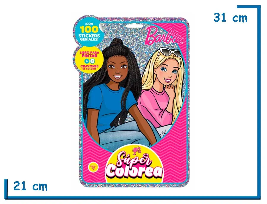 SUPER COLOREA BARBIE