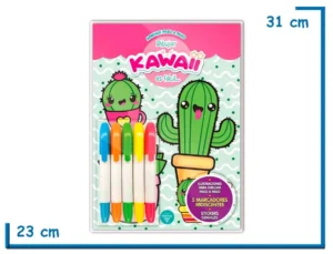 LIBRO DIBUJAR ES FACIL KAWAII  CON MARCADORES