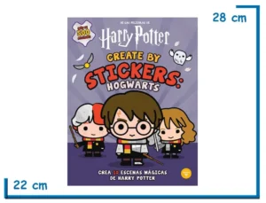LIBRO HARRY POTTER CREA CON STICKERS HOGWARTS