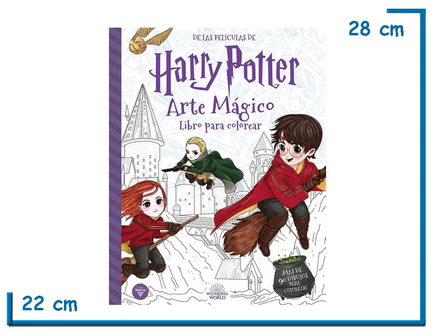 LIBRO HARRY POTTER ARTE MAGICO LIBRO PARA COLOREAR