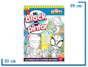 LIBRO MI BLOCK PARA PINTAR SPIDEY AF