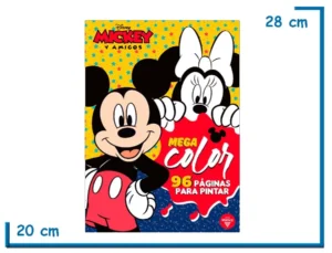 LIBRO MEGA COLOR MICKEY Y AMIGOS