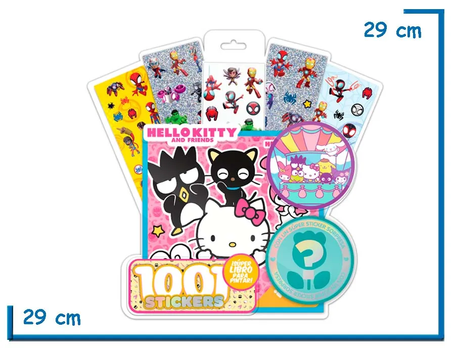 1001 STICKERS HELLO KITTY AND FRIENDS