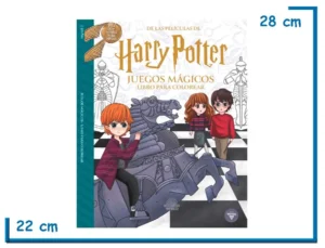 LIBRO HARRY POTTER JUEGOS MAGICOS LIBRO PARA COLOREAR