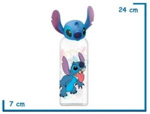 STITCH BOTELLA 560 ML TAPA FIGURA 3D