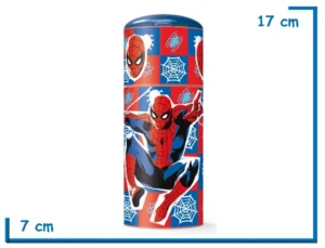 SPIDER-MAN CUADROS BOTELLA 350 ML CHARACTER SLIPPER