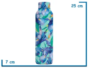 QUOKKA BOTELLA BLUE IRISES SOLID FANTASIA 630ML