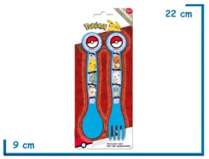 POKEMON CUBIERTOS PACK X2