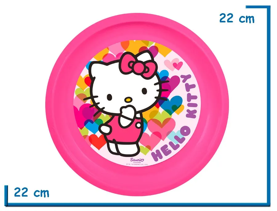HELLO KITTY PLATO LISO